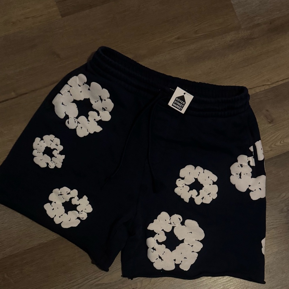 Denim tear shorts